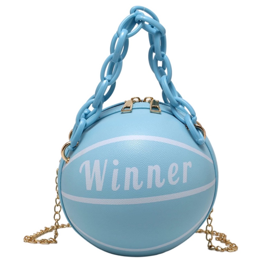 Basketball shape bag
